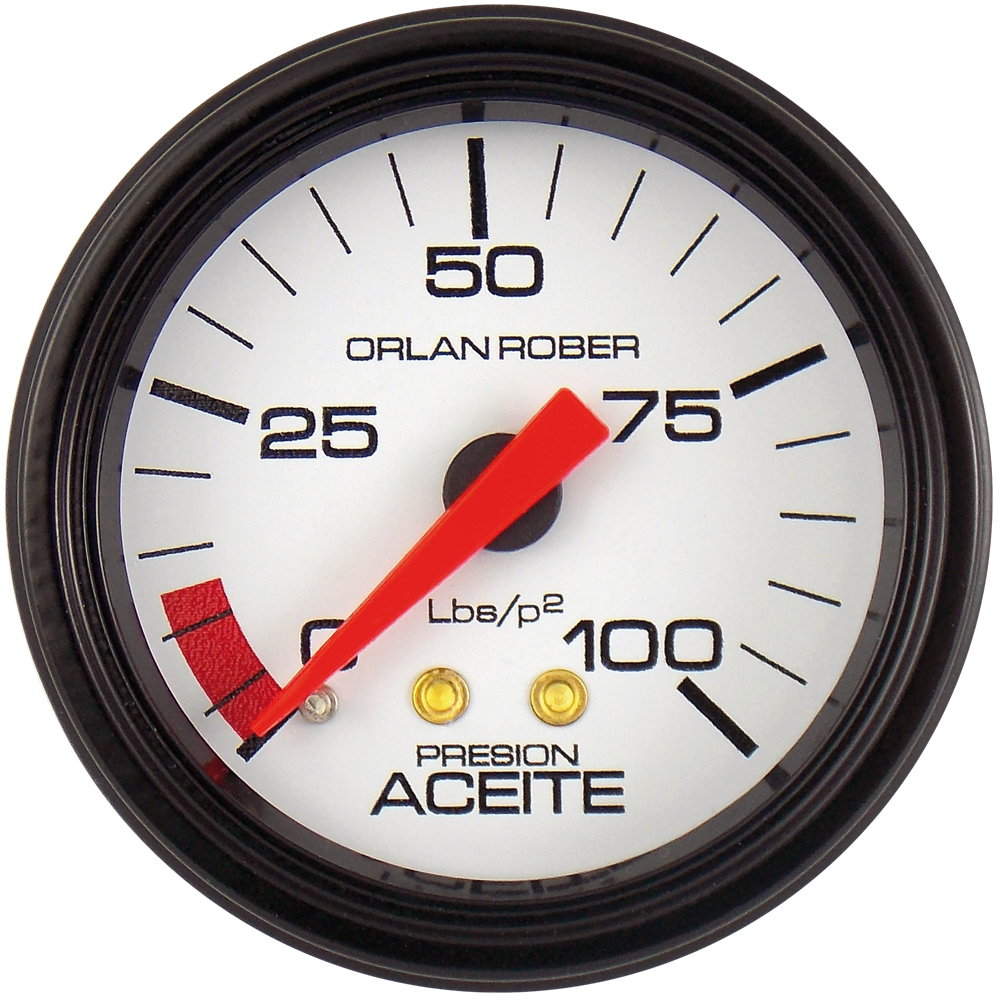 415H100 - MANOMETRO ACEITE 100 LB. BLA
